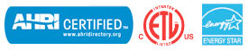 AHRI Certified, Energy Star